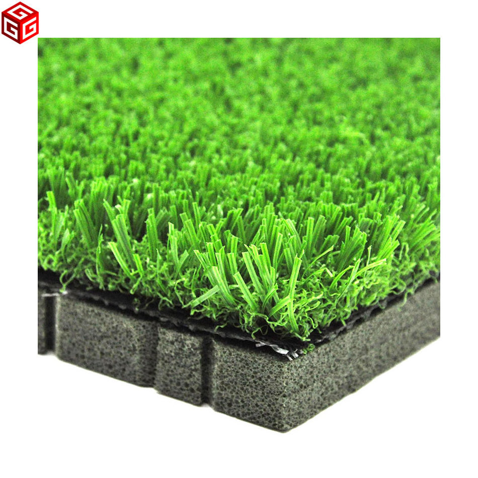 Best quality futsal synthetic turf with 10mm shock pad non-filling football artificial grass for football field