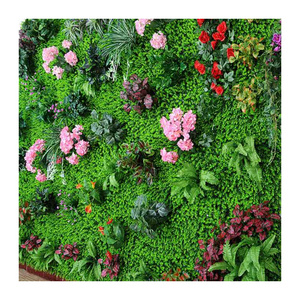 Artificial grass  flowers  artificial plants for wall decoration wedding party events