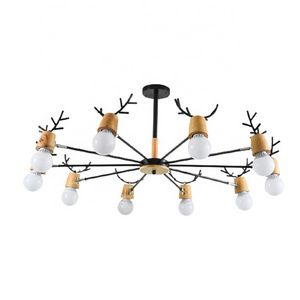 Nordic Modern Design Southeast Asian Style Home Decoration Lighting Fixtures Wooden Ceiling Light Chandeliers