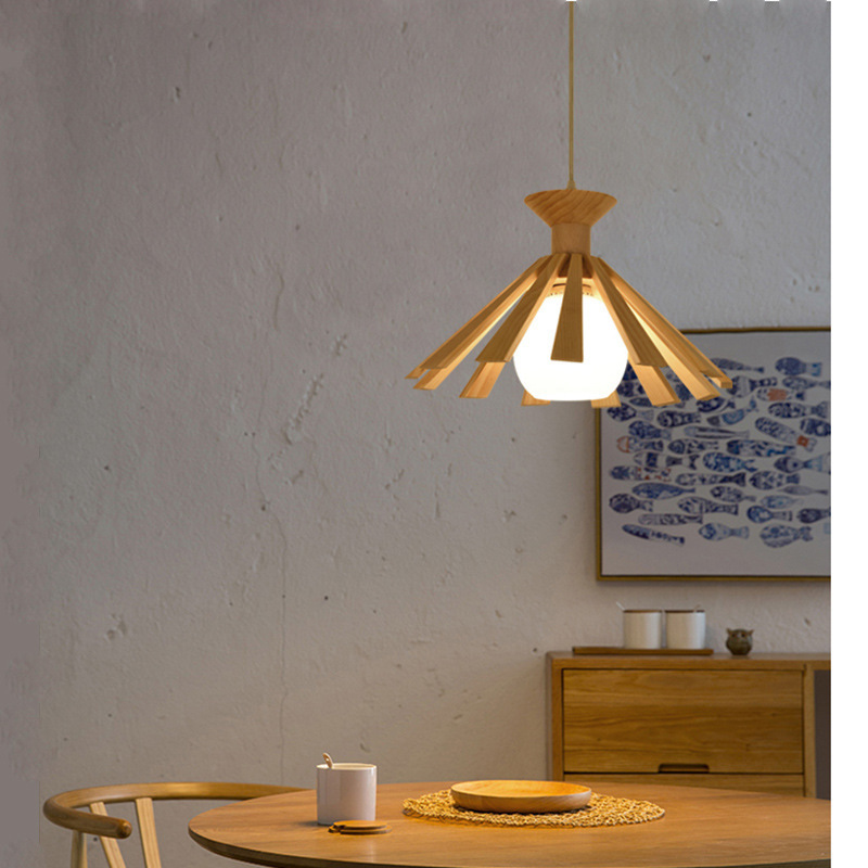 Wooden Pendant Light Fixture 13