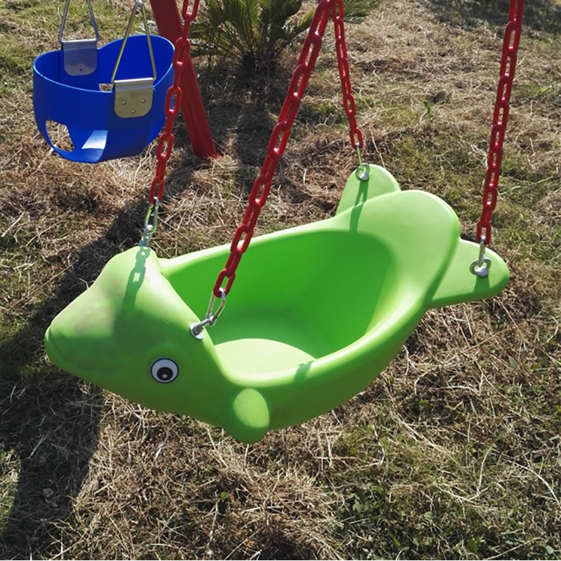 Double swing outdoor park swing children garden toys  playground outdoor kids equipment