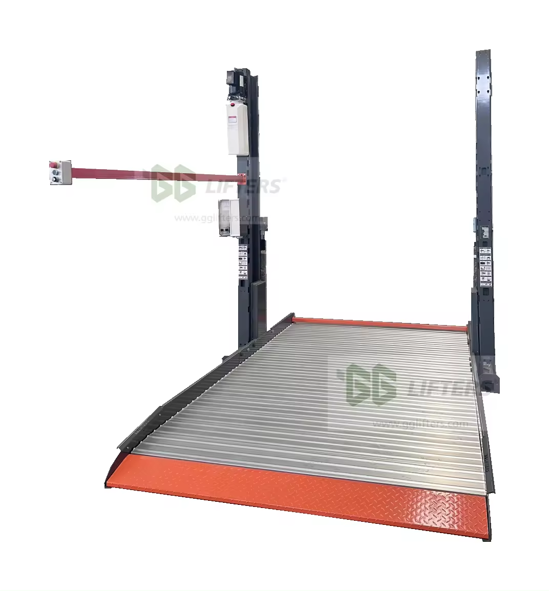 vertical Two Levels 2 Posts car stacking parking system Mechanical Simple Car Parking Lifts