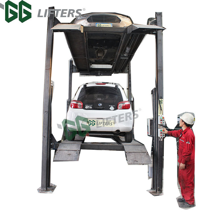 Triple stacker car lift  for 3 cars parking