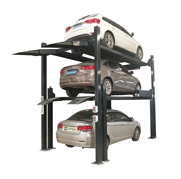 Triple stacker car lift  for 3 cars parking