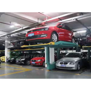 parking equipment structure building Single post car parking system independent car lift 2000kg capacity car parking lift