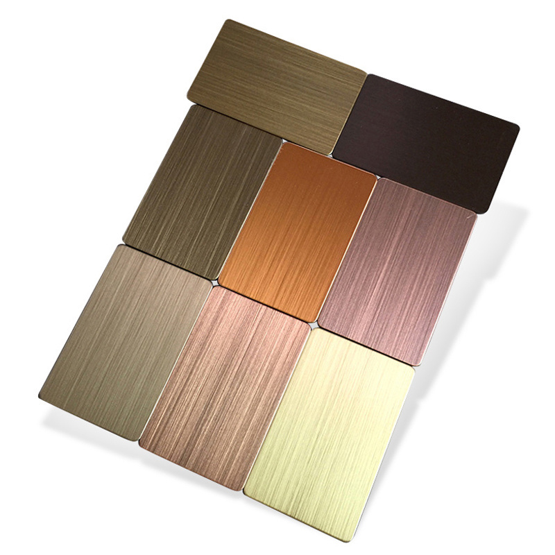 gold plated stainless steel metal sheets