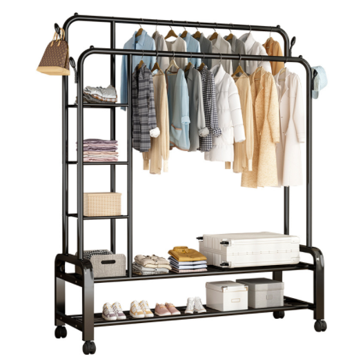 Clothes Hanger Rack Stand Clothes Stands & Shoe Racks Hanging Storage Shelf Plant Hat Coat Clothing Rack