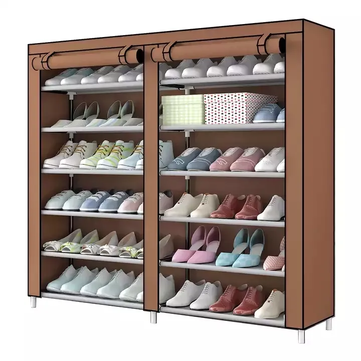 Display Racks Shoes Retail 36 Pair Shoe Rack 7 Tier Shoe Rack For Home