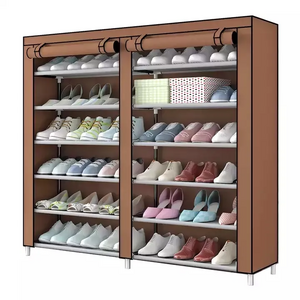 Display Racks Shoes Retail 36 Pair Shoe Rack 7 Tier Shoe Rack For Home