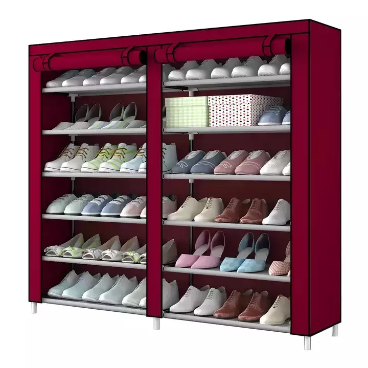 Display Racks Shoes Retail 36 Pair Shoe Rack 7 Tier Shoe Rack For Home