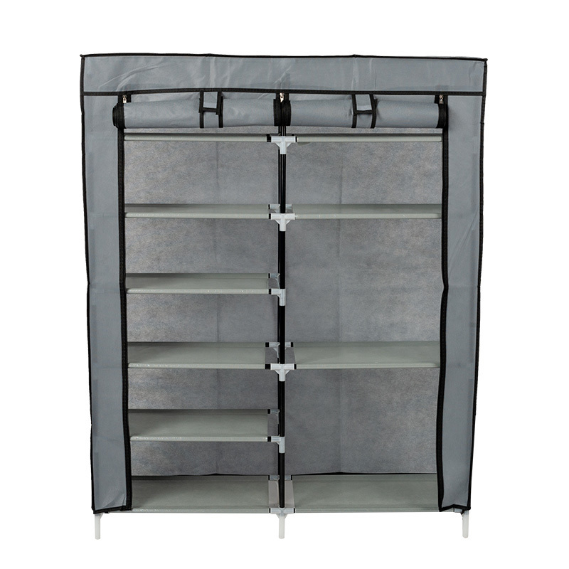 Non-woven shoe rack home widening and reinforcement expandable fabric shoe rack storage rack