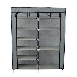 Non-woven shoe rack home widening and reinforcement expandable fabric shoe rack storage rack