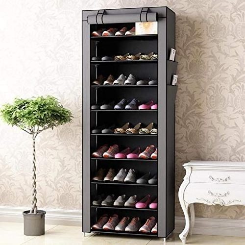 10-layer hot-selling fashion non-woven shoe cabinet storage shoe rack concise compact Storage cabinet