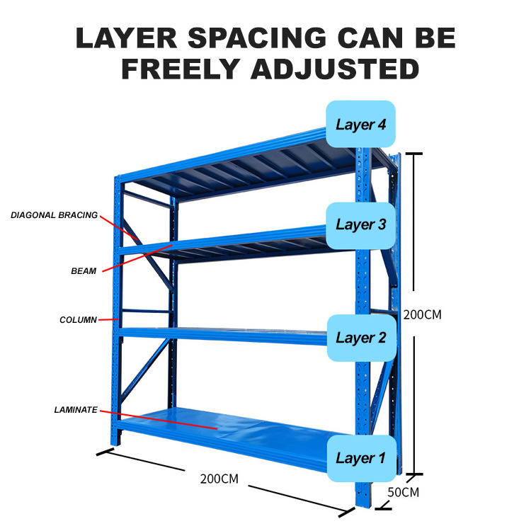 Sheet Metal Storage Rack Commercial Chrome 4 Shelf Metal Powder Coating Wire Shelving Adjustable Wire Rack