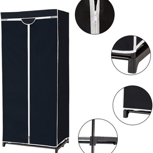 New Design Metal Pole Wardrobe Modern Portable Wardrobe Simple metal closet