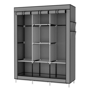 Modern Kids Fabric Storage Rack Assemble Closet Wardrobe Shelves for Clothes Bedroom Home Furniture Foldable Hotel Living Room