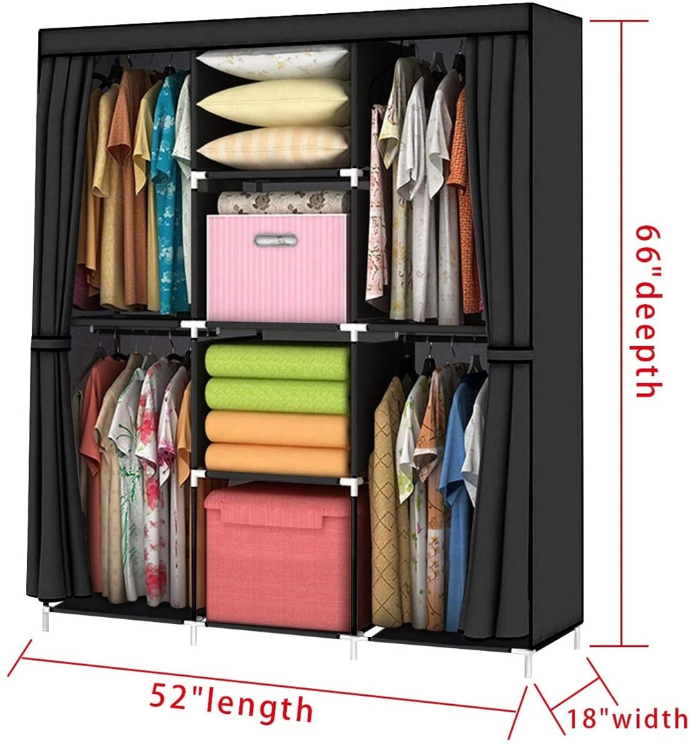 Wardrobe Storage Closet Clothes Portable Storage Closet Organizer helf Wardrobe Clothes Organizer Standing Closet