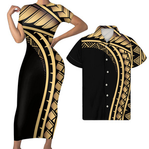 High Quality Wholesale Prom Dresses Bodycon Dress Women Polynesian Tribal Clothing