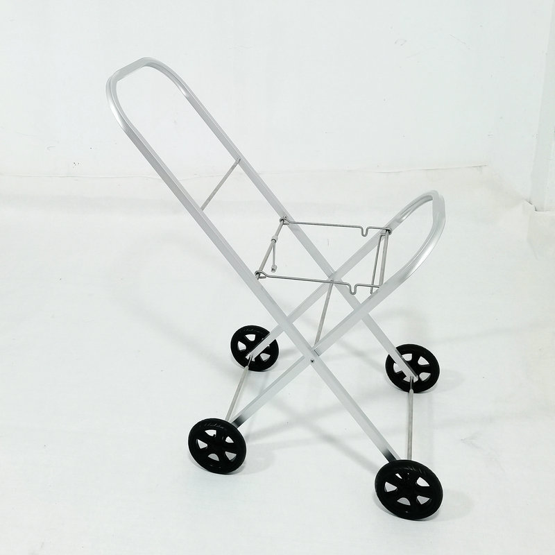 Household aluminum simple lightweight foldable laundry cart/drying rack manufacturers wholesale