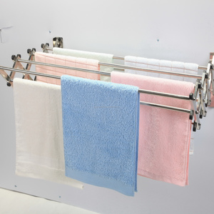 MR-VP8 8 rods wholesale towel drying rack metal wall mounted cloth drying rack