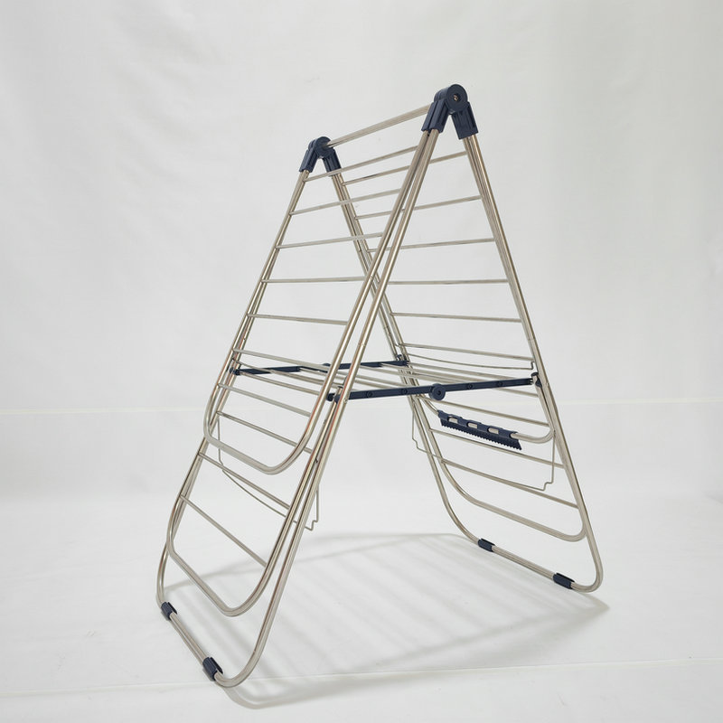 Clothes rack flooring household stainless steel balcony drying rack multifunctional folding indoor and outdoor drying racks