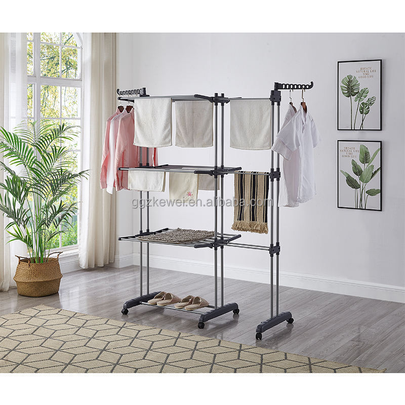 Best Selling compact hidden type clothes laundry drying racks cloth drying rack for balcony