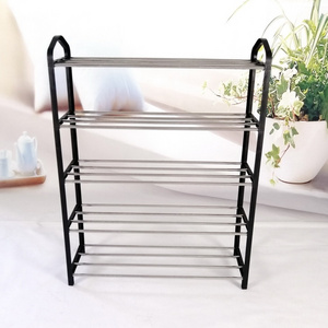 Custom 3 layers to 5 layers China factory wholesale stainless steel metal shoe rack