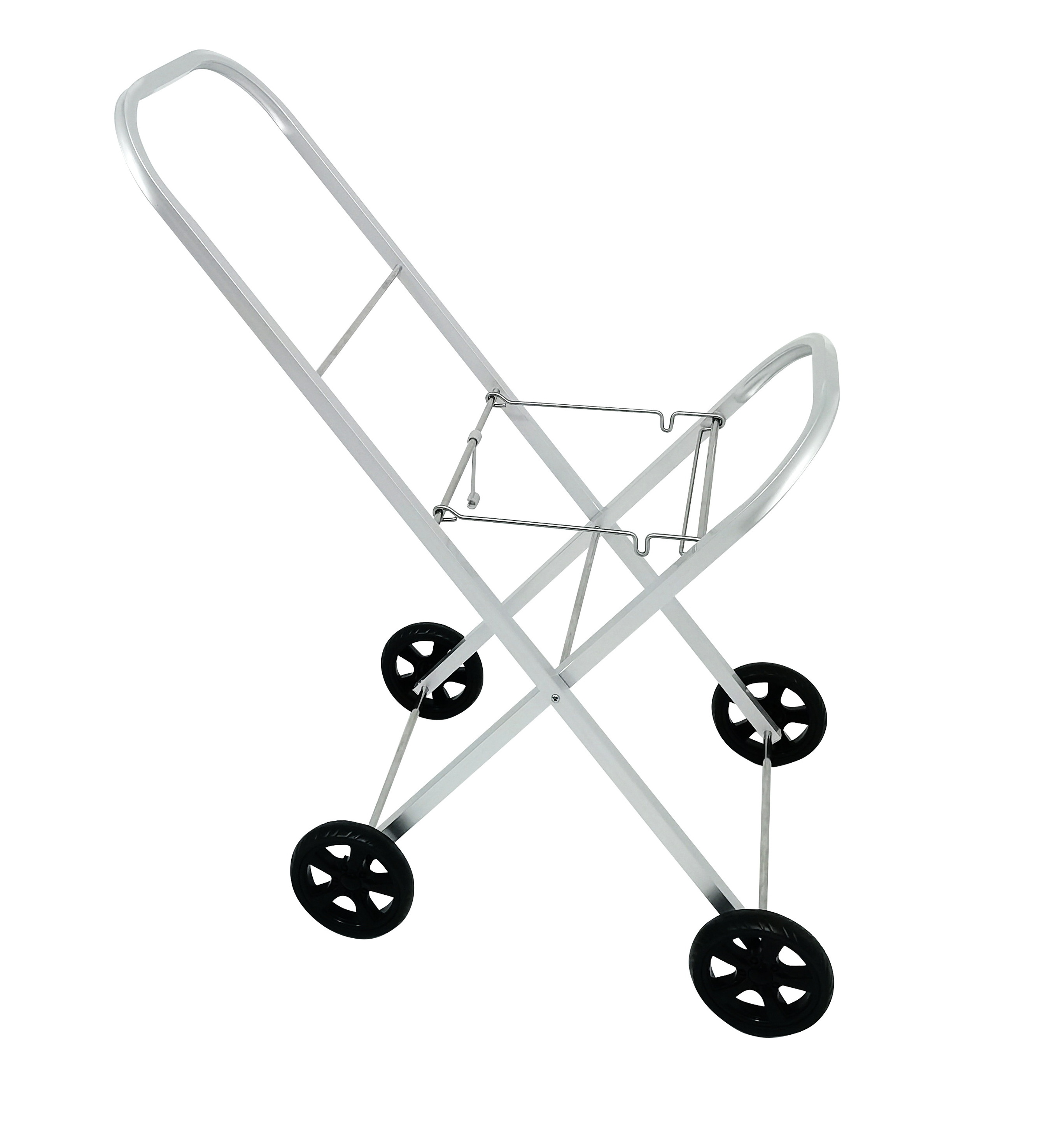 Household aluminum simple lightweight foldable laundry cart/drying rack manufacturers wholesale