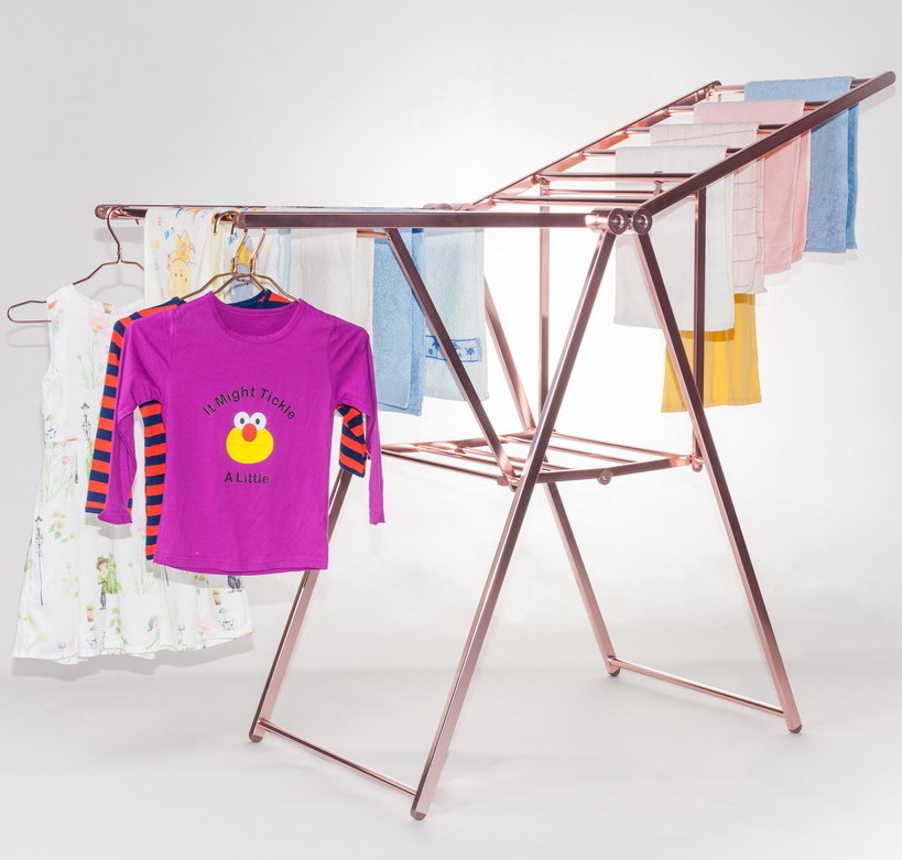 High Quality Aluminium laundry clothes drying rack with butterfly wings for clothes