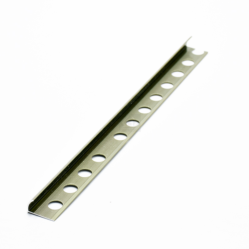 Hot sale Decoration polished stainless steel tile trim Anodizing round edge Aluminum tile trim