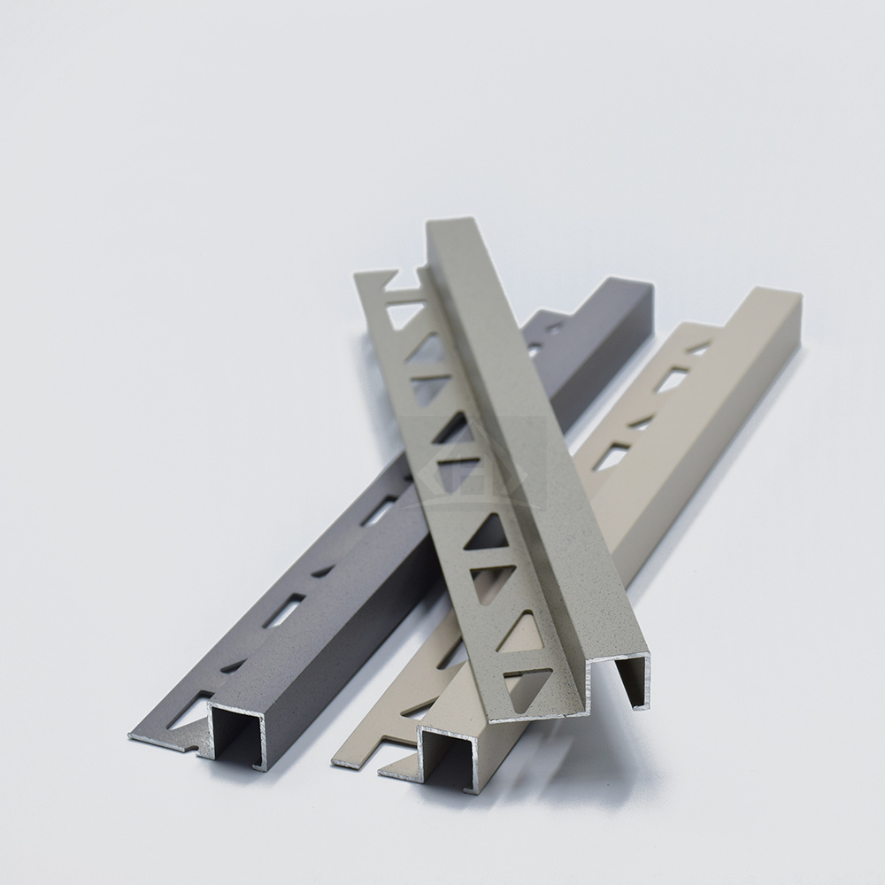 Powder coating stone-like metal tile border tile edge molding