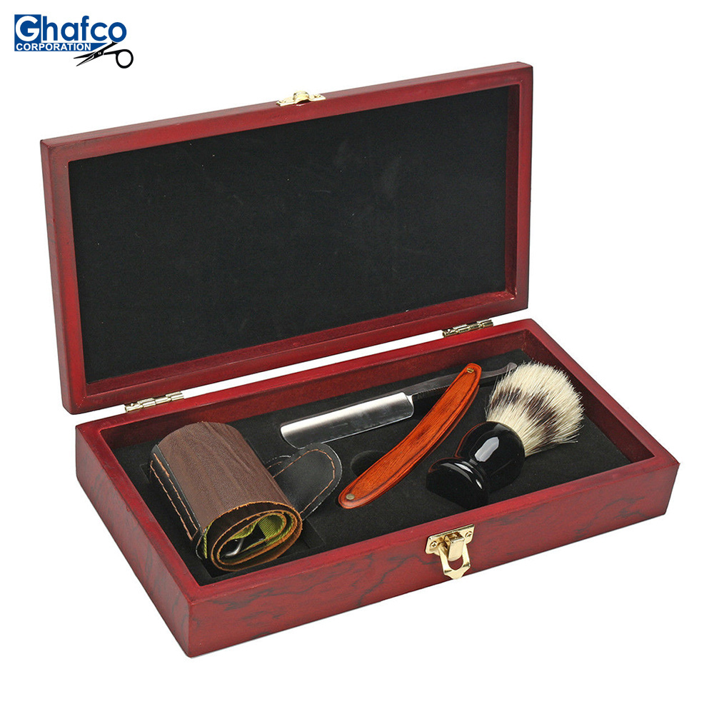 Barber Shaving Kit Set for home and saloon use customized barber set