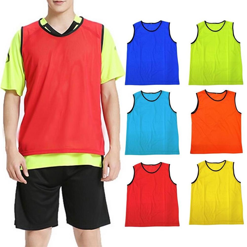 GAF Kids Adult Soccer Quick Drying Jerseys Outdoor Sports Vest Breathable Football Training Match Mesh Sleeveless Vest