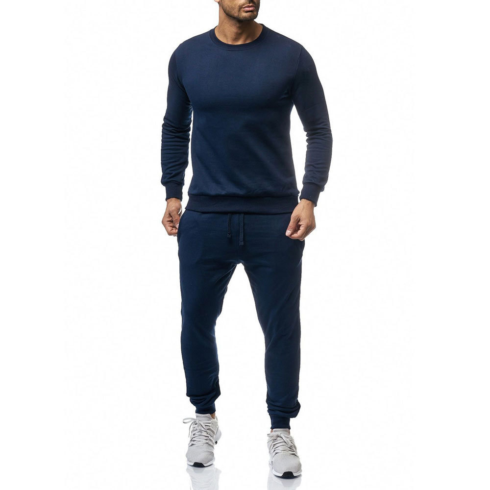 Custom Pullover High Quality Blank Sweat Suits Men Sweat Suit Tracksuits Set Blank Jogging Suits