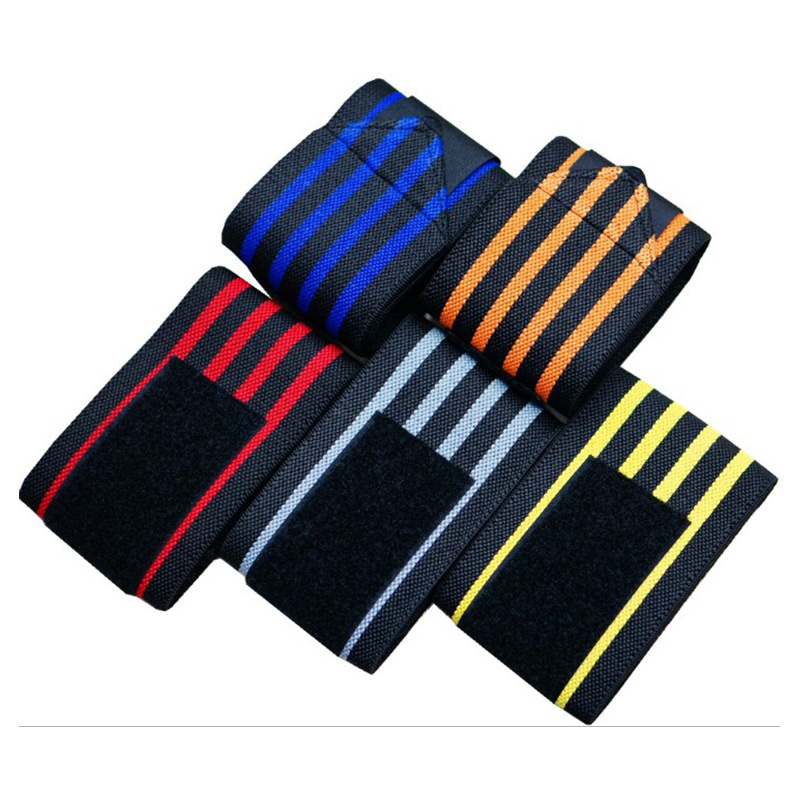 GAF Gym Fitness Weight Lifting Powerlifting Compression Elastic Weightlifting Knee Wrap Bandages For Squat