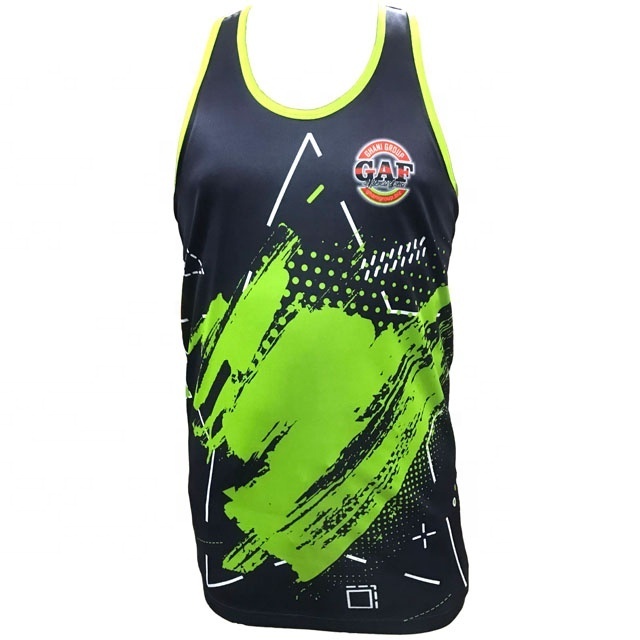 Gym Singlet Sublimation Wholesale Workout polyester Men Singlet