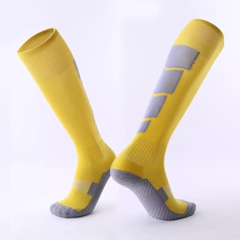 GAF Wholesale Crew Custom Performance Sports Elite Soccer Tape Design Grip Socks Pink Anti Slip Football Socks For Men