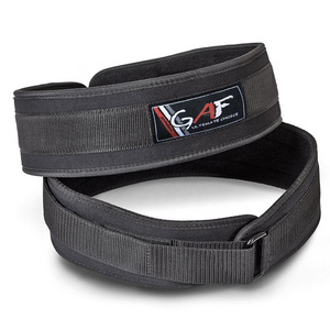 GAF Gym Neoprene Weight Lifting Belt Unisex EVA Weightlifting Belt Wholesale Neoprene Curved 6" Back Support Belt