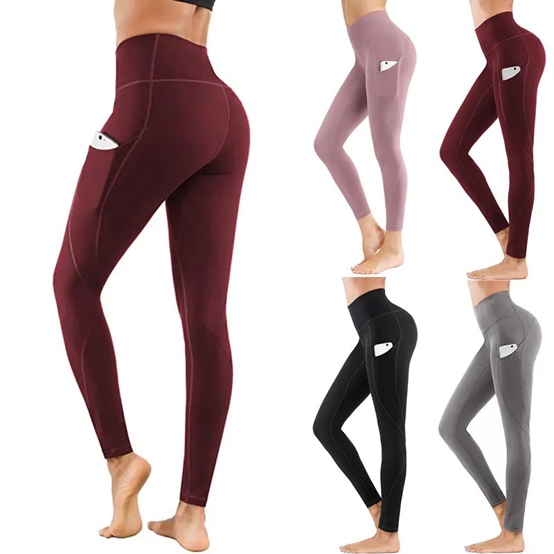 Women Yoga Leggings Sexy Feels Like Skin Breathable Ladies Sport Running Fitness Gym Pants Lady Yoga Tight Trousers Sportswear