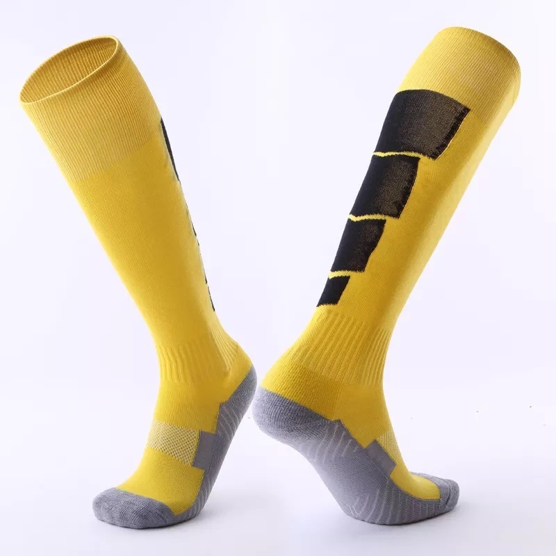 GAF Wholesale Crew Custom Performance Sports Elite Soccer Tape Design Grip Socks Pink Anti Slip Football Socks For Men