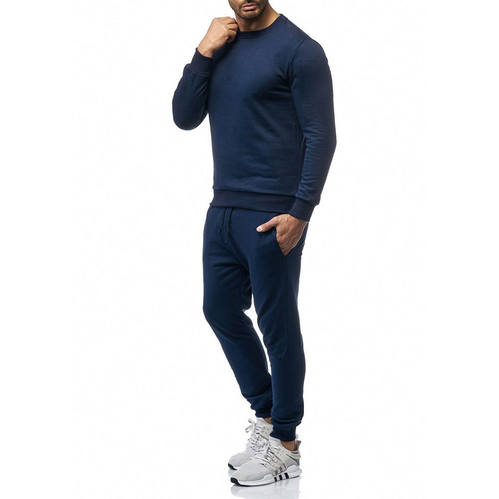 Custom Pullover High Quality Blank Sweat Suits Men Sweat Suit Tracksuits Set Blank Jogging Suits