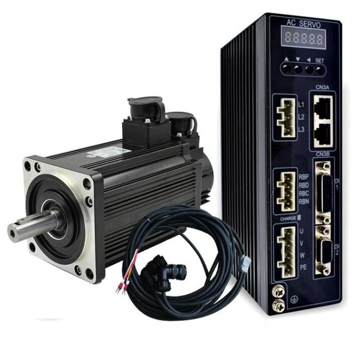 CNC AC servo motor and driver low cost 2.3kw 15nm Servo motor for cnc milling lathe machine