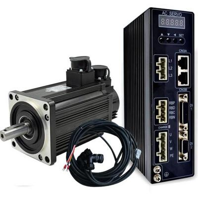 CNC AC servo motor and driver low cost 2.3kw 15nm Servo motor for cnc milling lathe machine