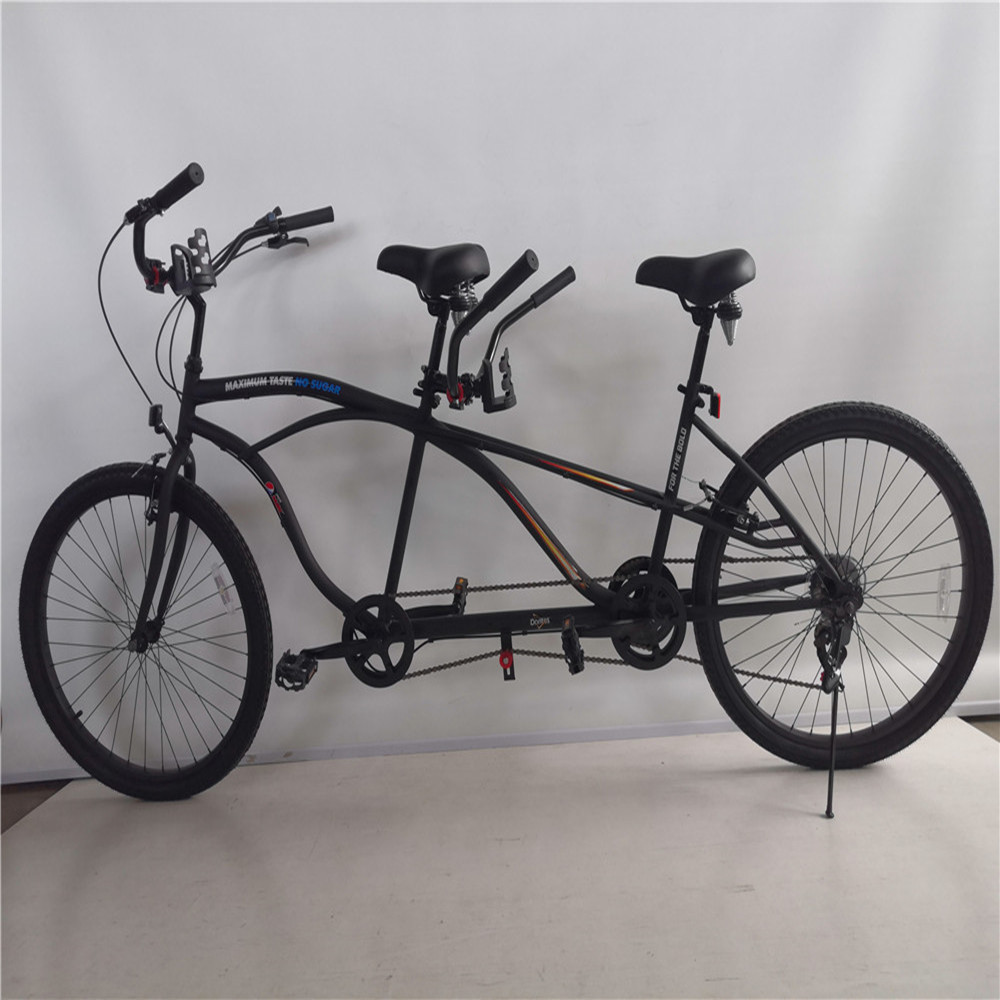 2024 adult two seats 2 person leisure tandem cruiser bike 26 inch