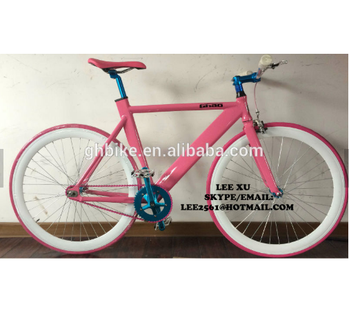 2020 pink 700C aluminium fixie bike new aluminium fixed gear bike aluminium track bike