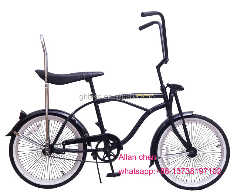 20 inch adult black color children sport goods kids beach cruiser lowrider bike in stock for sale