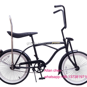 20 inch adult black color children sport goods kids beach cruiser lowrider bike in stock for sale