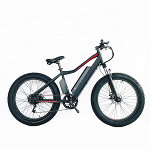 26" 500W 48V 14AH Lithium Battery 28MPH UL2849 Cheap Adult Men USA 4.0 Snow Fat tire Mountain Electric Bike