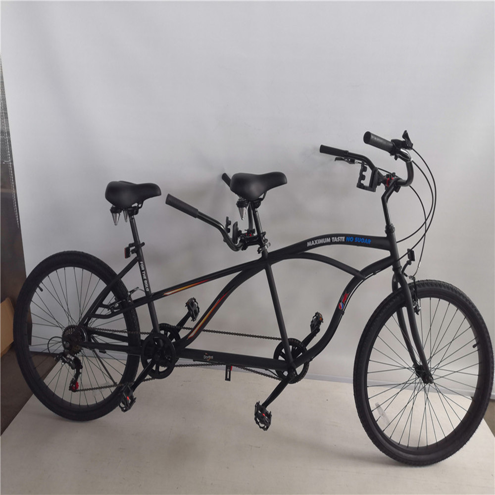 2024 adult two seats 2 person leisure tandem cruiser bike 26 inch