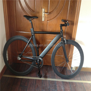 700c black aluminum 6061 alloy frame fixie bike bike fixed gear man track bike